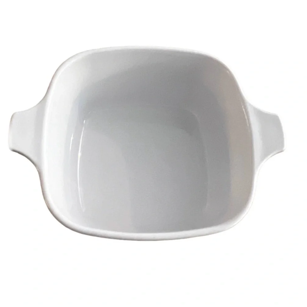 Corning Ware P-15-R White Stoneware 700 mL Individual Baker Casserole Dish